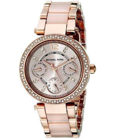 mk6110 michael kors|mike Kors parker mini rose dial.